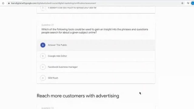 google digital marketing final exam answers 2020|digital garage | digital unlocked смотреть онлайн