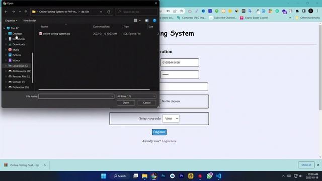 Online Voting System in PHP | PHP Project with Source Code | PHP Mini Project with Source Code 2023