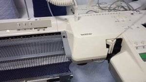 Работа робот каретки Brother KG95/ Garter cariage Brother KG95