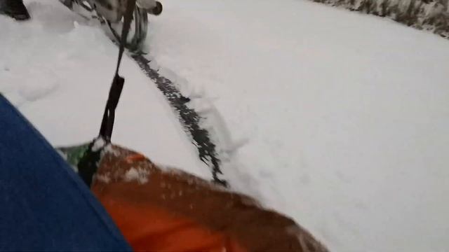 ЗИМНИЙ ДРИФТ НА МОПЕДЕ | ПРОВАЛИЛСЯ ПОД ЛЕД??? смотреть онлайн