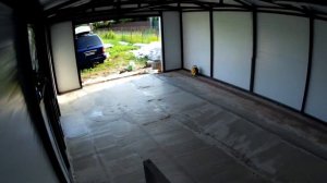 Гараж за 6 дней из сэндвич панелей TIME LAPSE