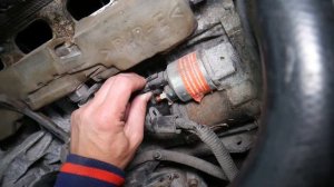HYUNDAI SANTA FE ENGINE STARTER REPLACEMENT REMOVAL LOCATION