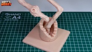 Creepy Long Horse made with REAL HAIR! ➤ Trevor Henderson Creatures ★ Polymer Clay Tutorial