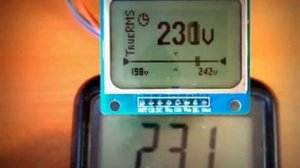 RMS вольтметр с дисплеем Nokia5110 Nokia3310