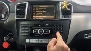 Mercedes NTG 4.5 4.7 Multimedia system aux function activation via engineering menu tutorial
