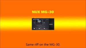 Sound Comparison: NUX MG-30 vs Line6 Helix LT - by Gerry Tentler