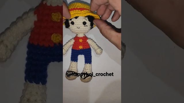 Luffy Crochet Doll - One Piece Anime