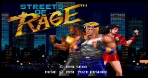 Игра Streets of Rage на игровую консоль SEGA