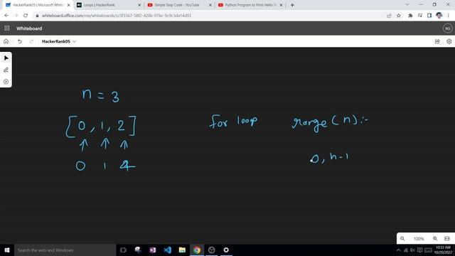 Loops | Python Loop | HackerRank Solution | Easy | Introduction | Hindi
