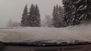 Flaine Mountain Descent (Time-lapse)