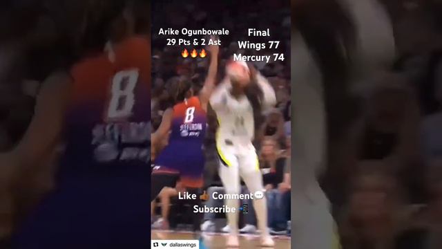 AO With The K.O.🏀 #WNBA #ArikeOgunbowale #Dallas #Wings #Phoenix #Mercury #GTASports