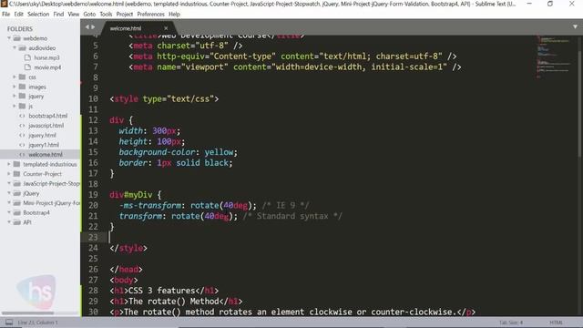 CSS3 Animations with Transitions & Transforms | css style sheets | Sekharmetla | Harisystems