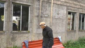 Строительство односкатной крыши дома из Профнастила - часть 3