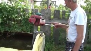 Самодельный Лодочный мотор с урала 2 т(самоделка)