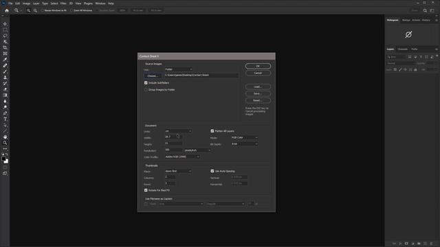 How to create a contact sheet in Photoshop смотреть онлайн