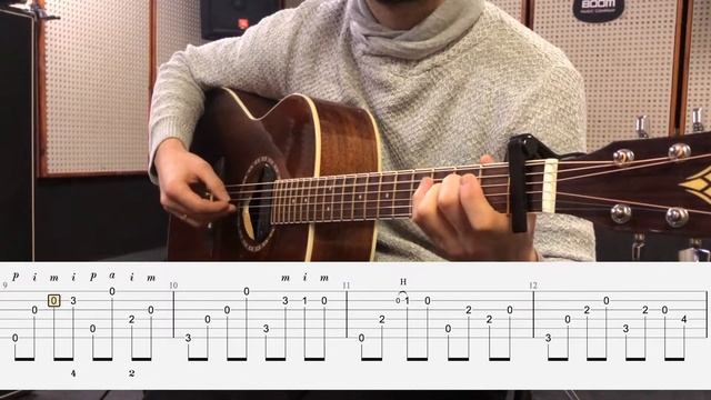 NIRVANA - SMELLS LIKE TEEN SPIRIT - Разбор в стиле Fingerstyle + табы для гитары