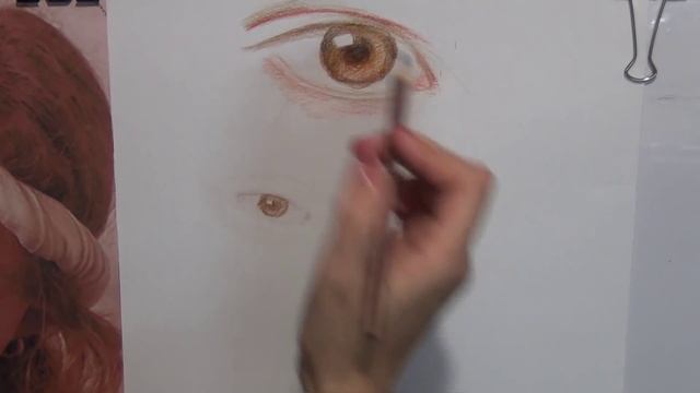 Как рисовать глаза акварельными карандашами. Как нарисовать лицо человека. Рисуем глаза