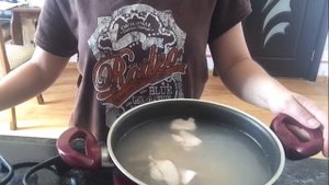 Французий сырный суп с гренками/French cheese soup