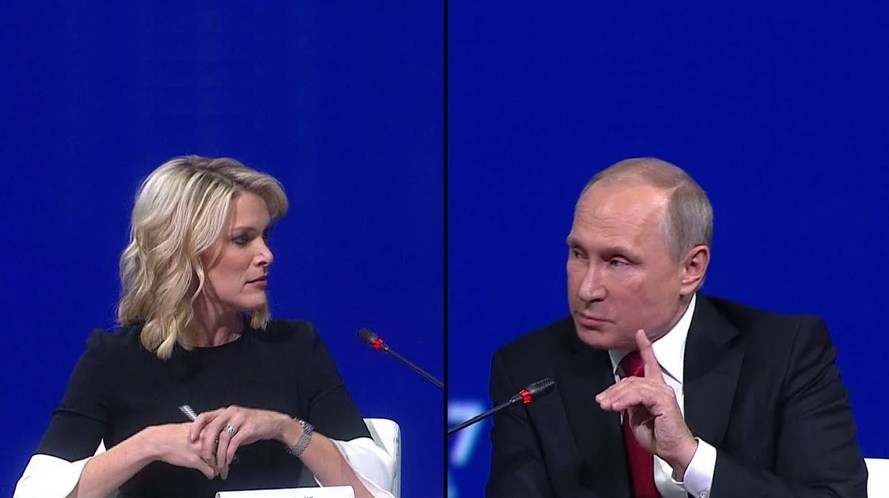 Путин на пресс конференции с Мегин Келли