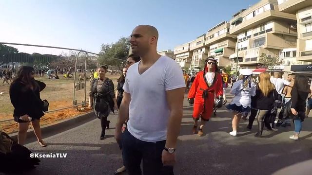 Пурим 2017 влог. Площадь Государства.Тель-Авив самый большой карнавал в стране смотреть онлайн