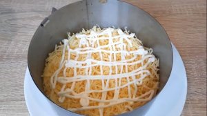 Салат Слоеный с Курицей и Огурцами