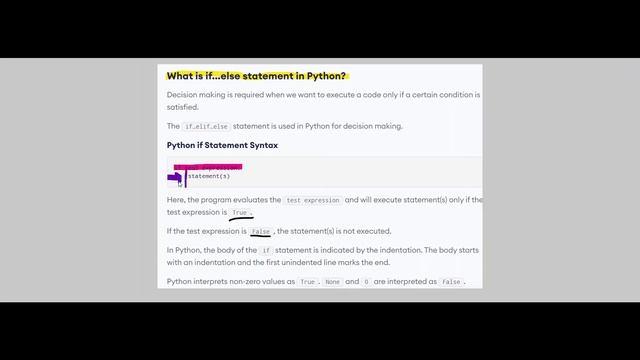 Python Series | if statement