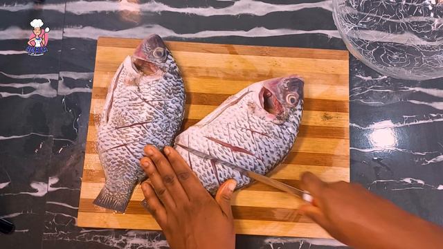 Oven GRILLED TILAPIA FISH in 6 Minutes |Nigerian Food смотреть онлайн