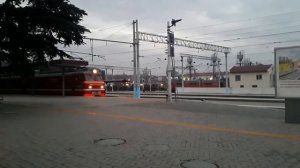 Отправление поезда 316С Симферополь-Адлер с вокзала Симферополя.