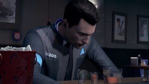 RK-900 Connor meets RK-800 Connor in Jimmy's Bar. Detroit: Become Human MOD Model Swap