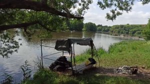 24 часа. Рыбалка с ночевкой. Ловим раков и голавля руками. Очень красивая речка с порогами