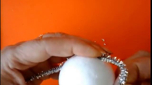 НОВОГОДНИЕ ИГРУШКИ СВОИМИ РУКАМИ/ СНЕГОВИК/ HANDMADE SNOWMAN/ MUÑECO DE NIEVE