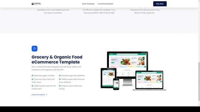 KachaBazar - React Next eCommerce Template react store template react template смотреть онлайн