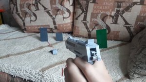 крутой пистолет с  валберис.обзор пистолета дезерт игл + стрельба по мишеням.