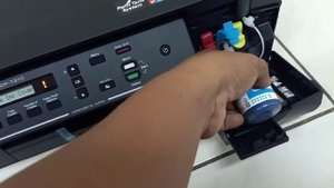 Brother Printer DCP-T310- How to set up, Change time, fill ink, print, Head cleaning and xerox scan