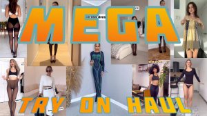 TOP 40 TRY ON HAUL  HOTTEST DRESS UP EVER  Try-on haul mini skirt