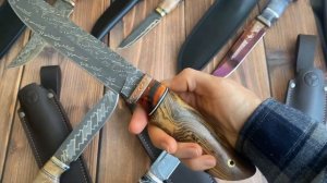 Неповторимые ножи | Дамасская сталь