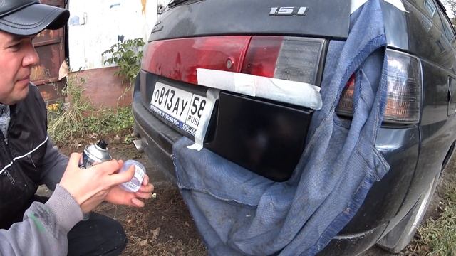 Как красить баллончиком. Супербюджетная покраска