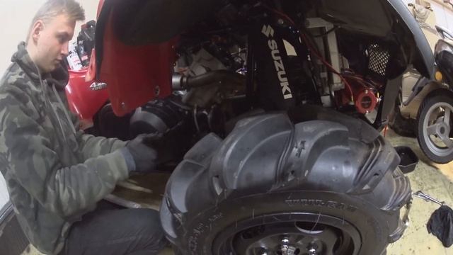 SERWIS NAPRAWA wymiana paska smarowanie CVT ZAWORY regulacja SUZUKI KINGQUAD 750 2011 r 6800 km смотреть онлайн