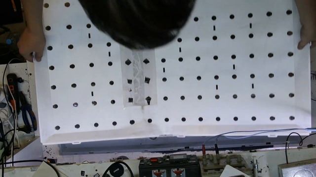 Samsung UE42F5500AK замена подсветки. смотреть онлайн