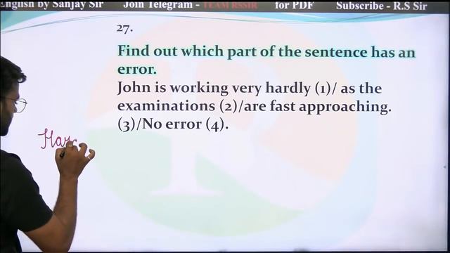 English Common Error #02 | AIRFORCE | NAVY | NDA  | CDS | COAST GUARD | Defence Exams | Sanjay Sir