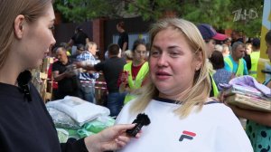 Волонтер из Курска пожертвовала днем рождения сына ради помощи беженцам