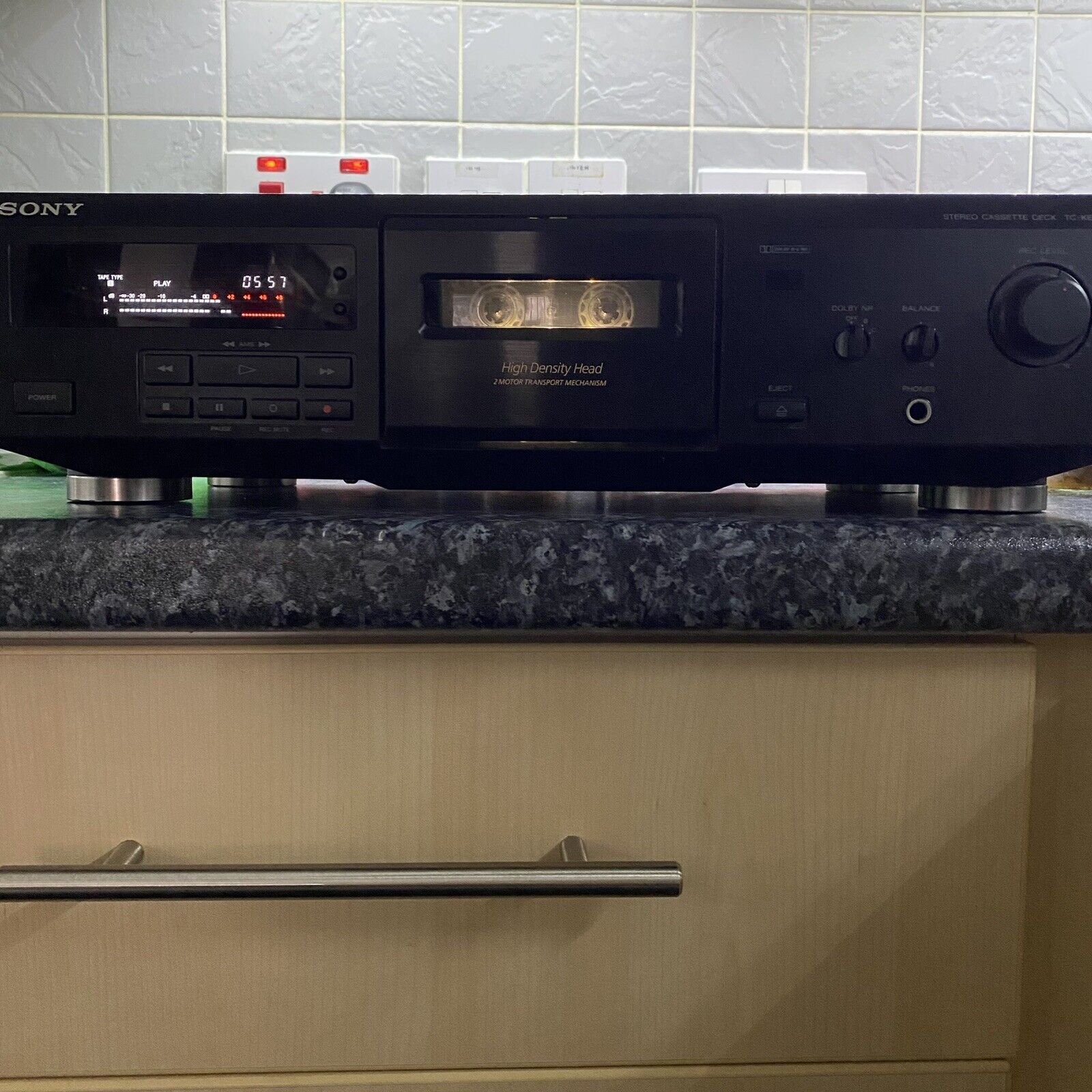 Sony Stereo Hifi  кассетная  дека Tc-Ke200  превосходный винтаж-выпуск-1996-по-2001-год