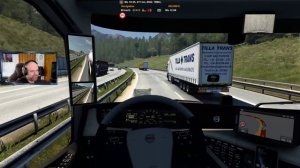 ETS2 1.47 - Frankfurt - Torino - Volvo FH16 Mod by Pendragon - 2x Out of Fuel & Big Crash !!!