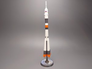 Ракета-носитель «Союз» пилотируемый (Металл) (1:250)