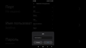 Точка доступа APN Beeline