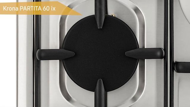 Газовая варочная панель Krona PARTITA 60 ix смотреть онлайн