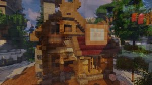 НОВОГОДНЕЕ КОРОЛЕВСТВО в Майнкрафт - Замок в горах | Красивые домики в майнкрафт