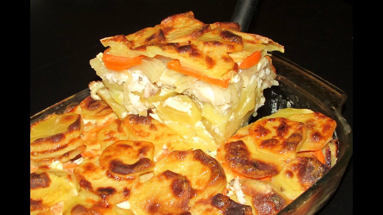 Запеканка с рыбой, а так и не скажешь
