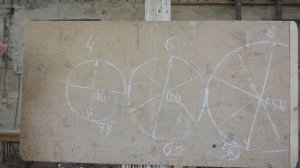 Диаметры столов