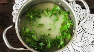 Домашний сироп из мяты